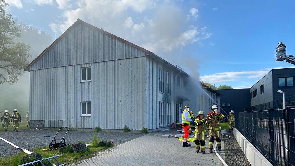 Brand Asylunterkunft