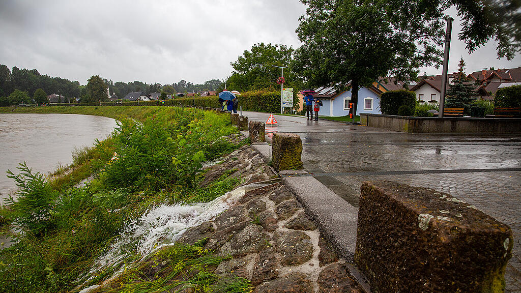 Oberndorf, Salzach, Hochwasser