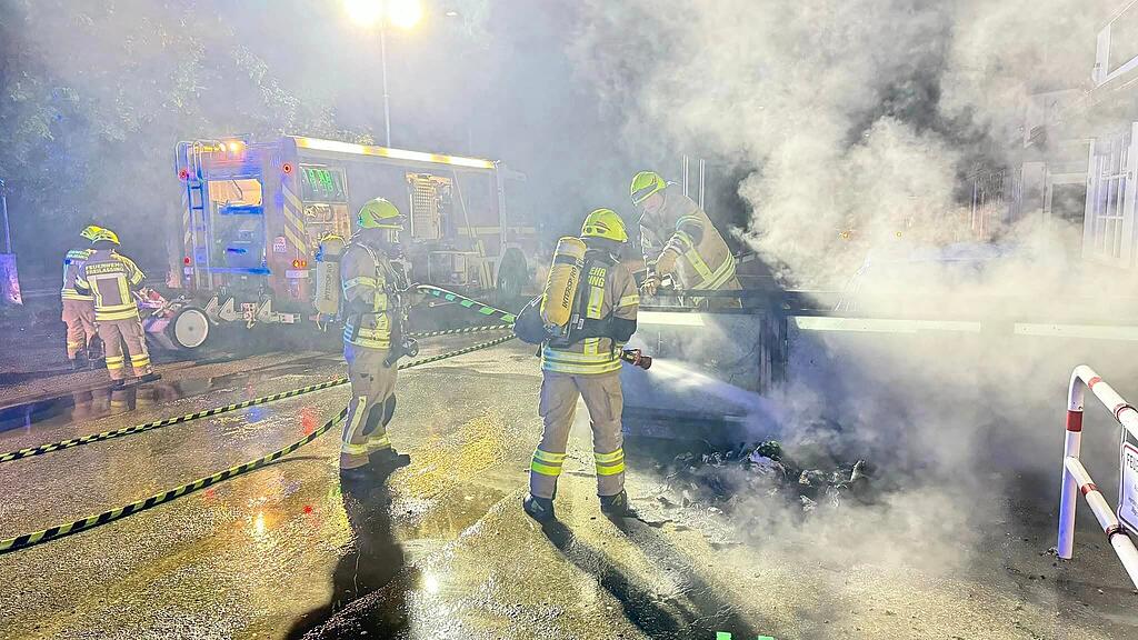 Brand in Freilassing