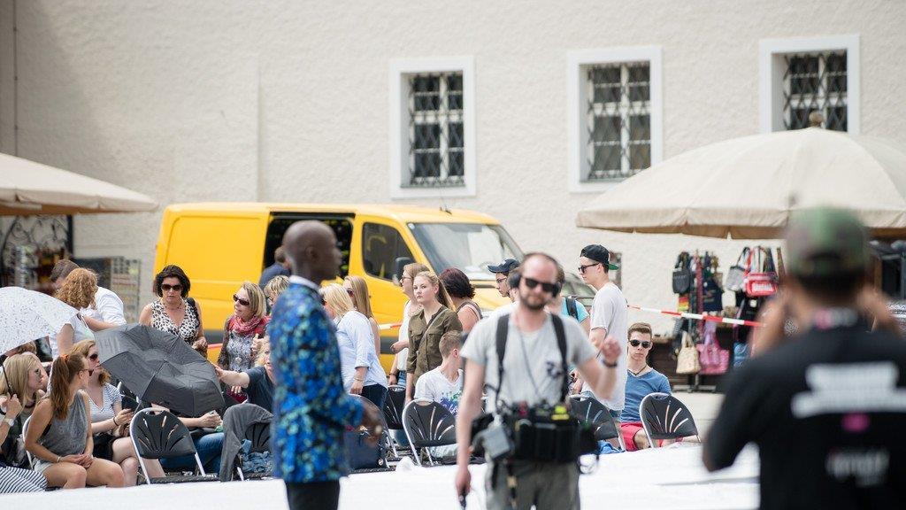 Drehstart zu Austria's Next Topmodel in Salzburg