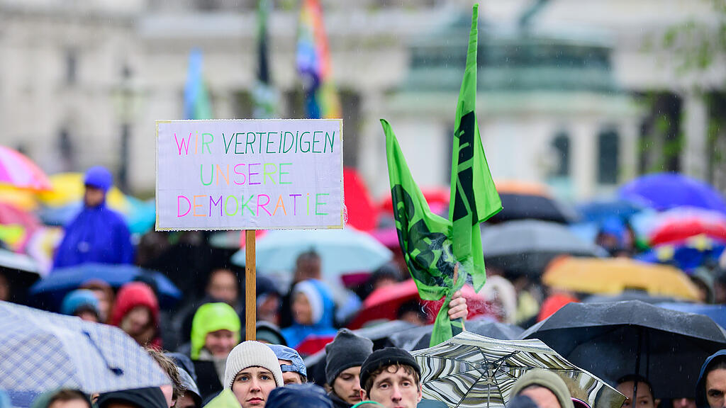 Demo gegen Rechts in Wien