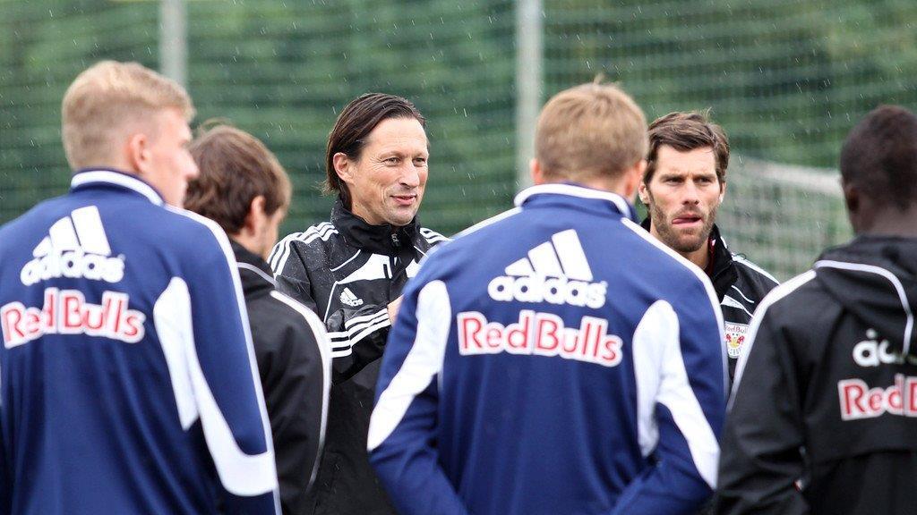Die "Neuen" beim Training