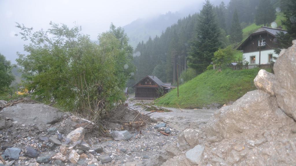 Unwetter über Salzburg: Großarl am Tag danach