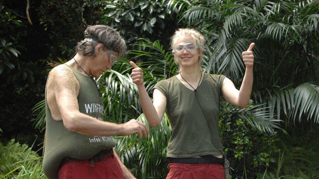 Dschungelcamp Tag 6: Larissa und Winfried in der Prüfung