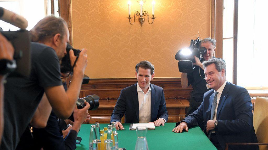 Regierungstreffen in Linz