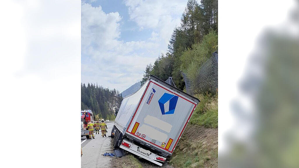 Lkw-Unfall A10 zederhaus