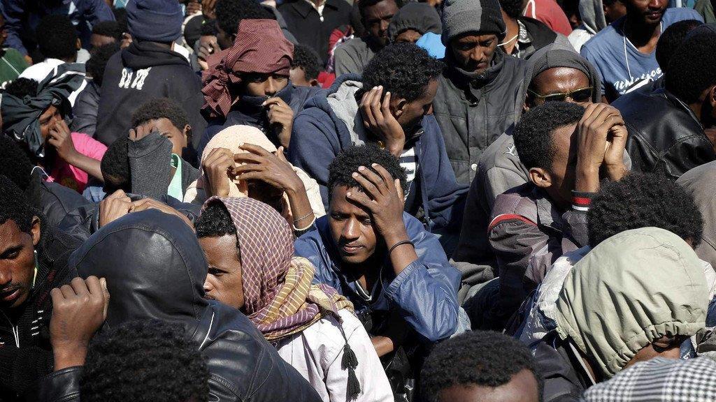 Flüchtlinge vor Lampedusa