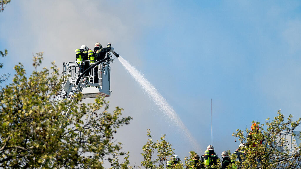 Dachbrand Donauzentrum Wien