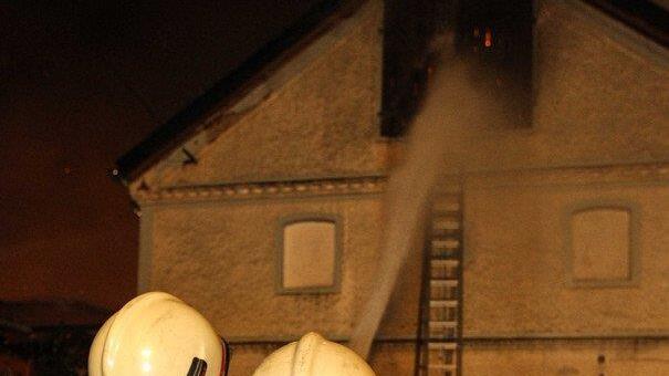 Großbrand in Weng