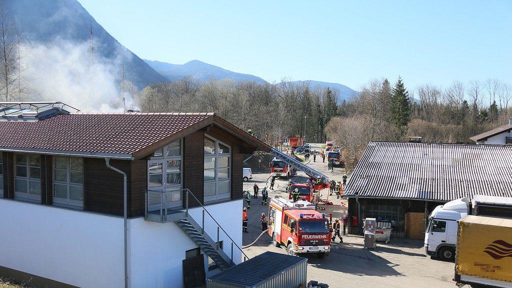 Dachstuhlbrand in Bad Reichenhall