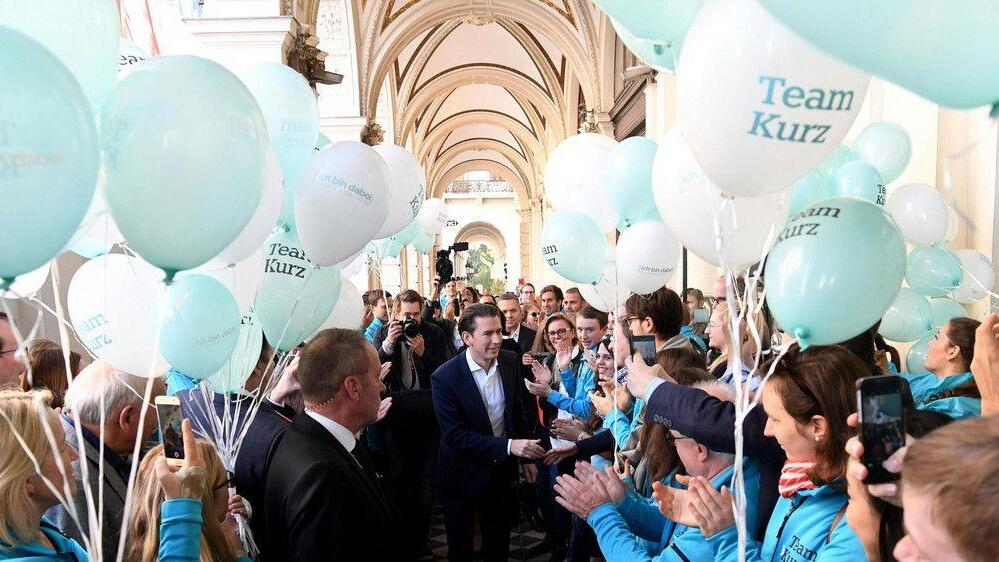 Sebastian Kurz startet ins Wahlkampffinale