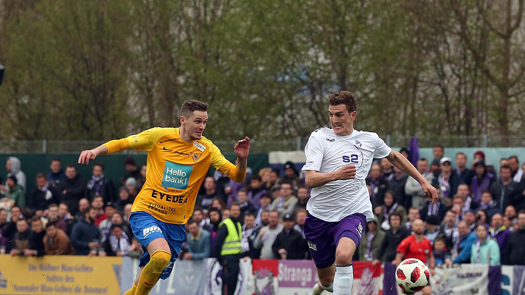 Austria Salzburg bezwingt im Stadtderby den SAK 1914.