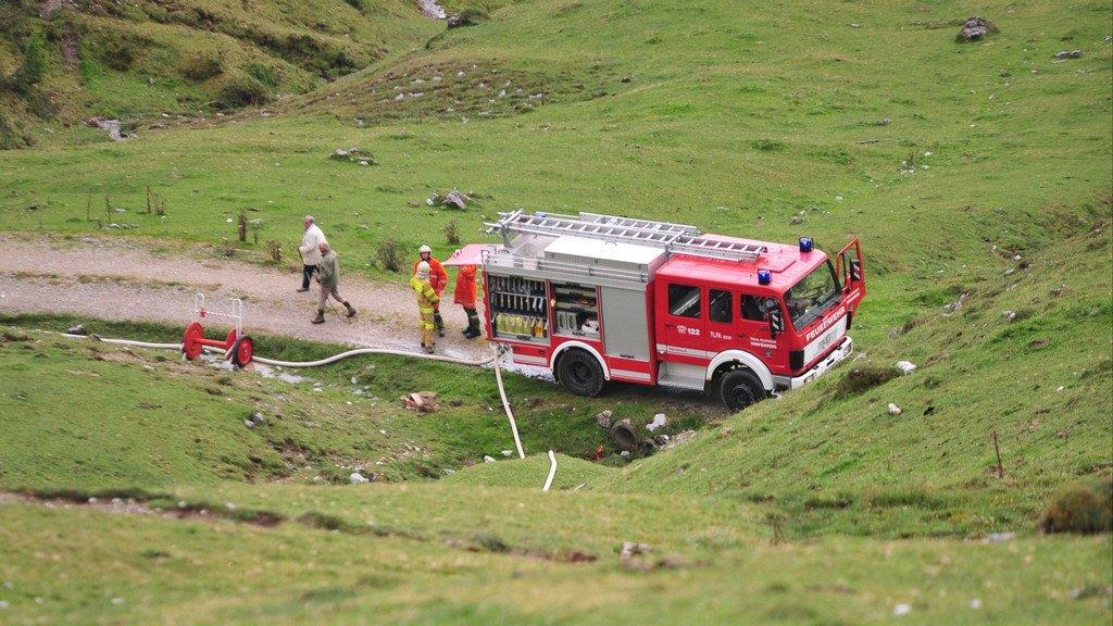 Waldbrand in Werfenweng