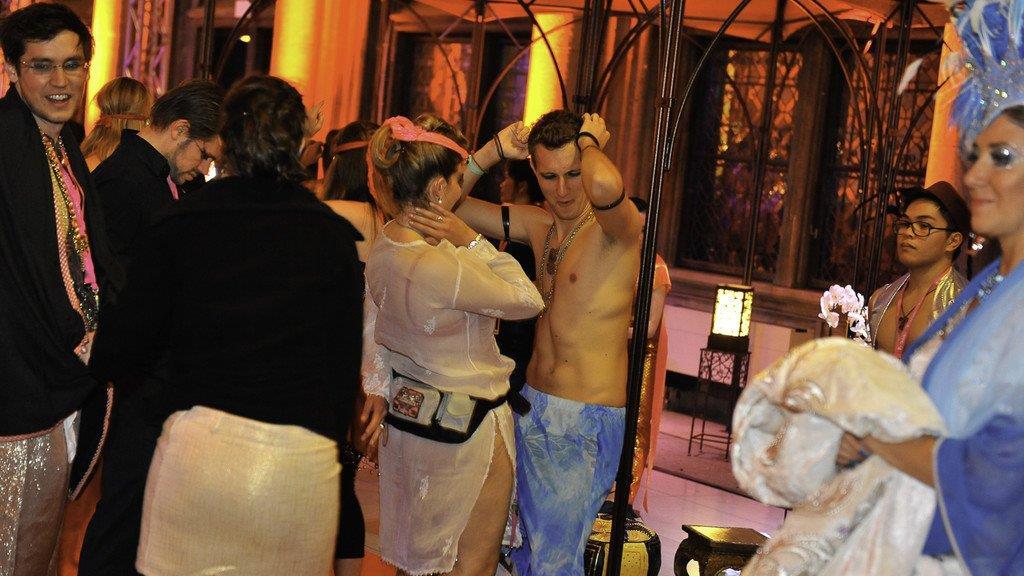 Beim Life Ball im Rathaus
