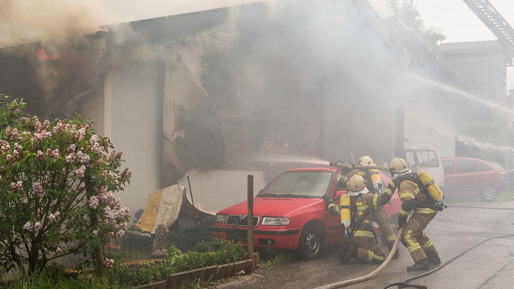 Haus in Neumarkt in Flammen I
