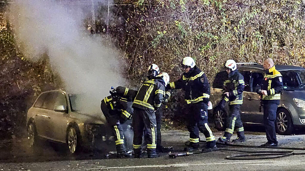 Pkw-Brand in Salzburg-Süd