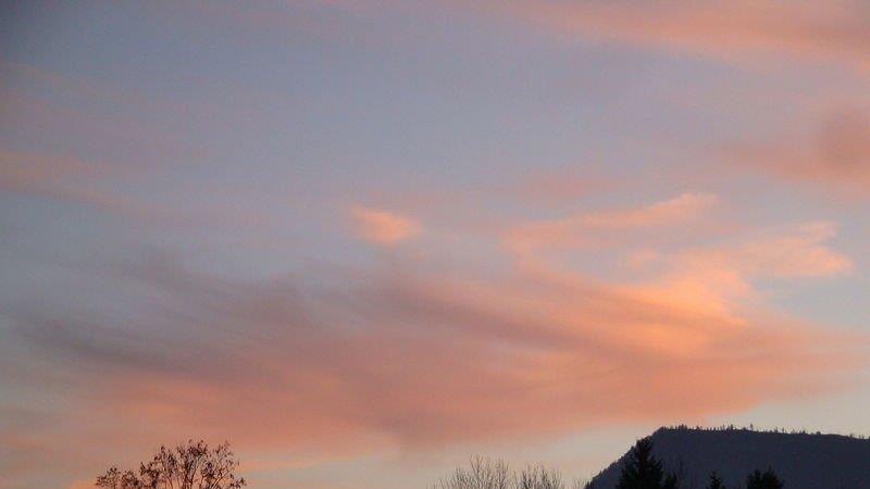 Herbstlicher Sonnenuntergang