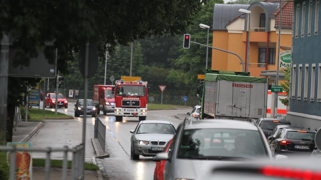 Feuerwehrübung in Trostberg
