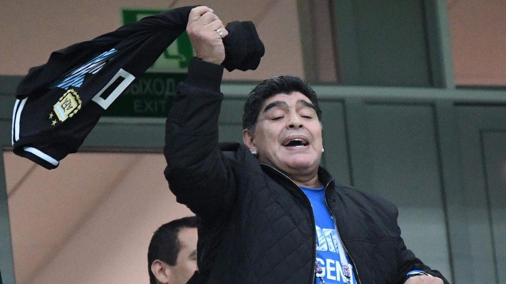 Maradona bei der WM 2018