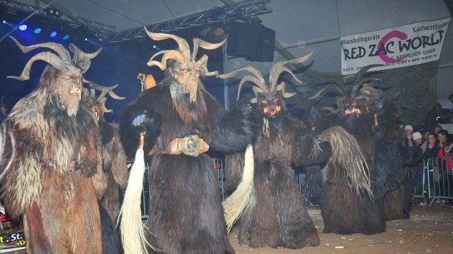 Krampus-Auflauf in St. Johann