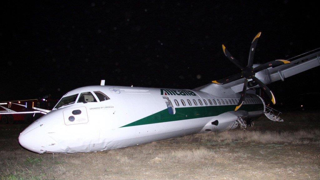 Carpatair-Bruchlandung in Rom