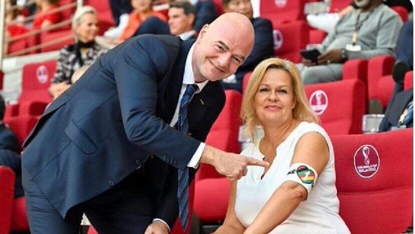 Nancy Faeser, Infantino