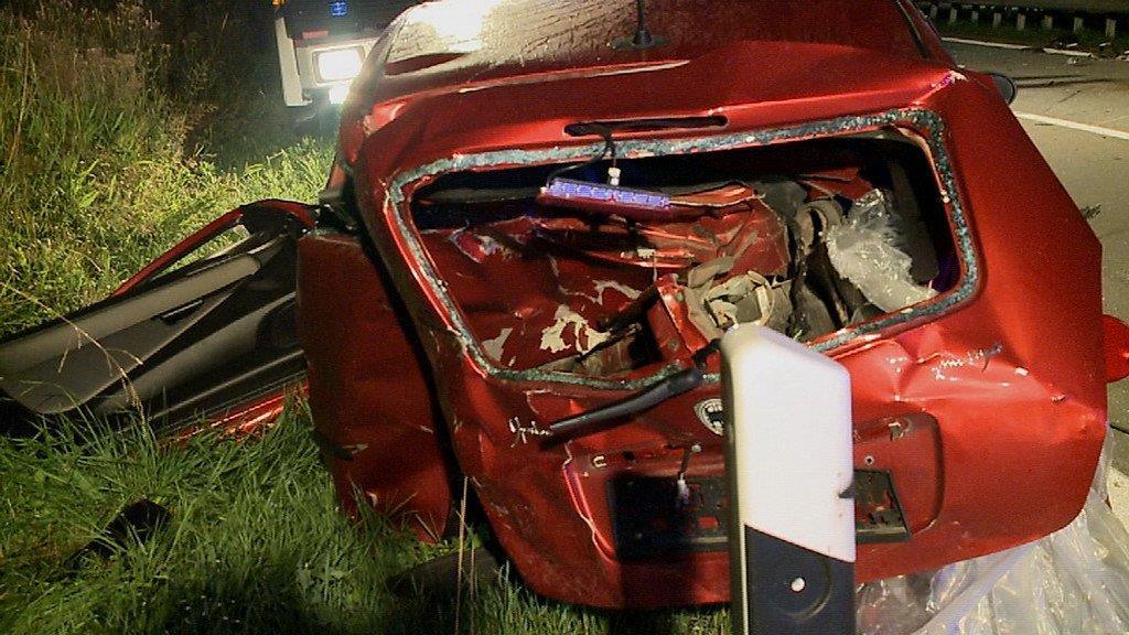 Horrorcrash auf A8 bei Grabenstätt