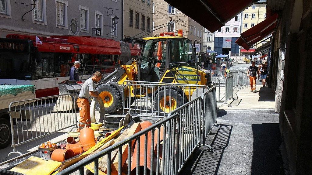 Baustelle in der Griesgasse