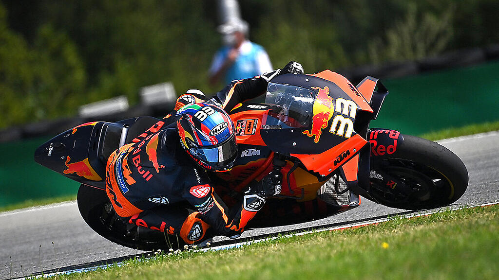 Binder im Vorjahr in Brno auf seinem Weg zum KTM-Premierensieg