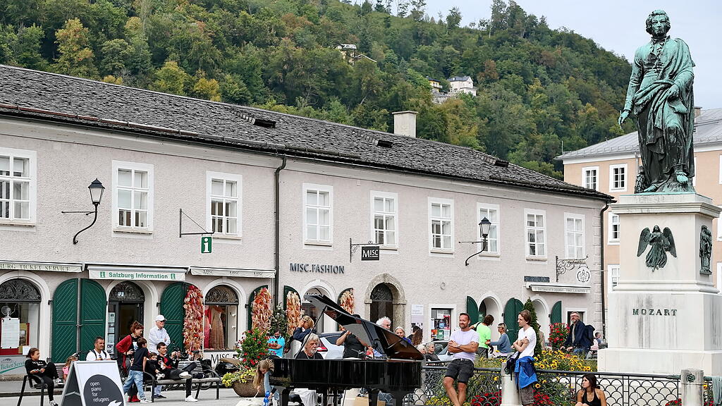Open Piano Mozartplatz