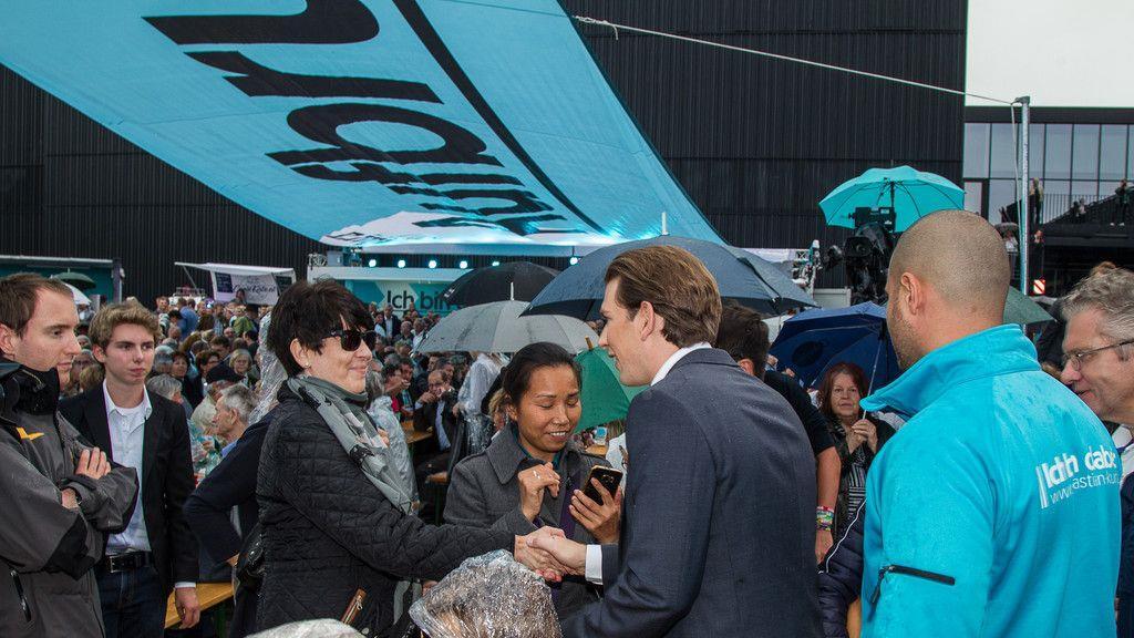 Sebastian Kurz in Salzburg