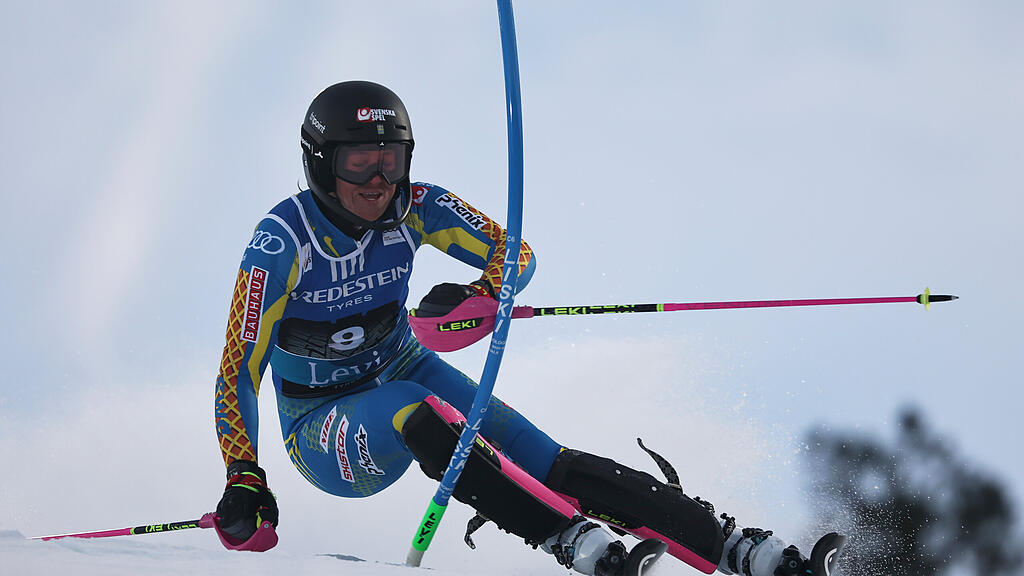 Damen-Slalom in Levi: 1. Durchgang, Sara Hector