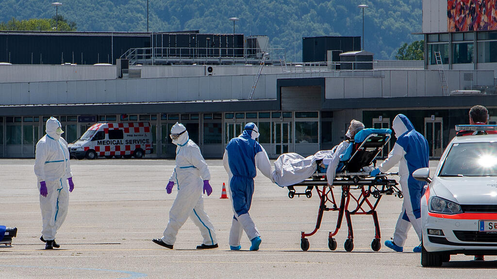 Französischer Corona-Patient, Heimflug, Rückflug,