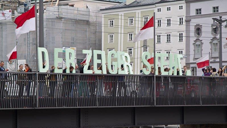 Gedenkaktion der HTL-Salzburg