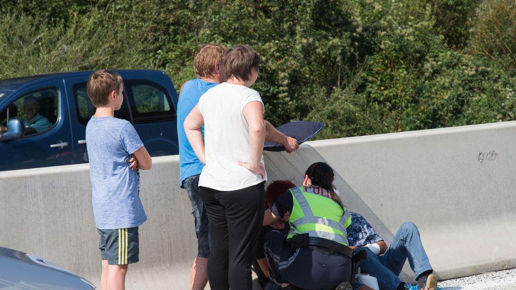 Vier Verletzte bei Unfall mit Wohnmobil I