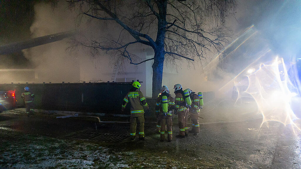 Großbrand in Annaberg-Lungötz