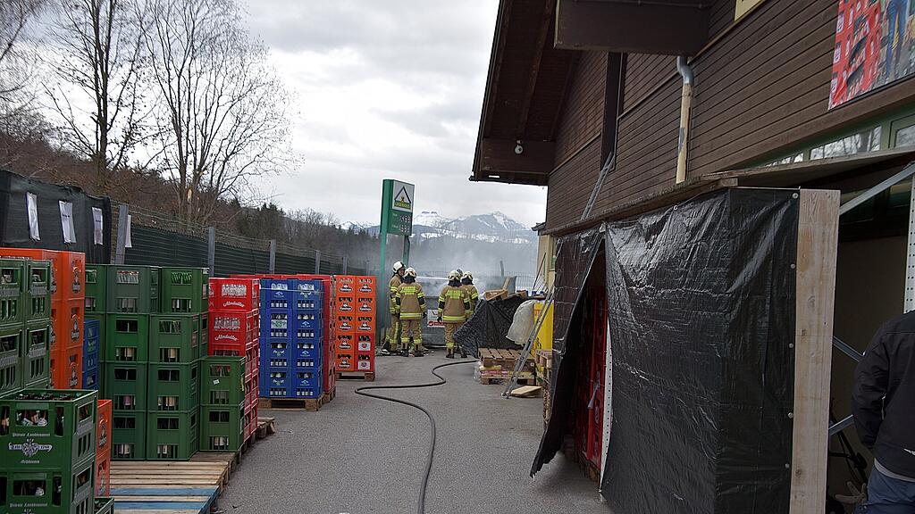 Containerbrand in Grödig