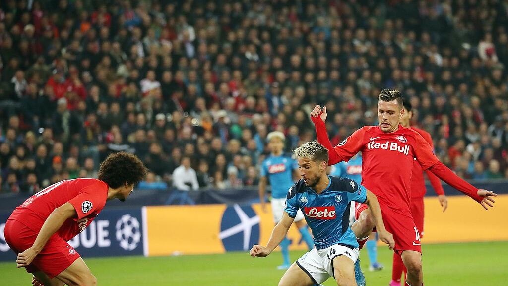 Red Bull Salzburg, SSC Napoli, Andre Silva Ramalho, Zlatko Junuzovic, Dries Mertens