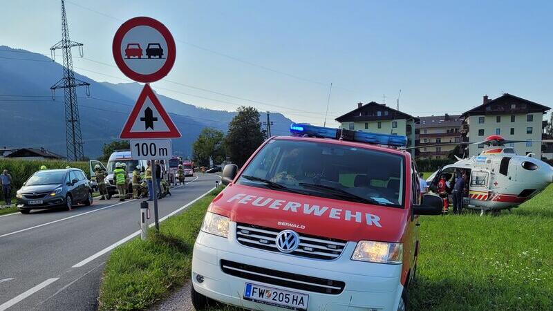 Auto contra Pkw in Kuchl