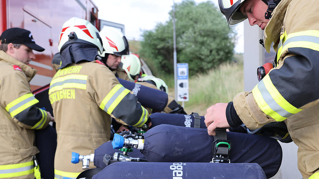 Feuerwehr-Übung Umfahrungstunnel Henndorf