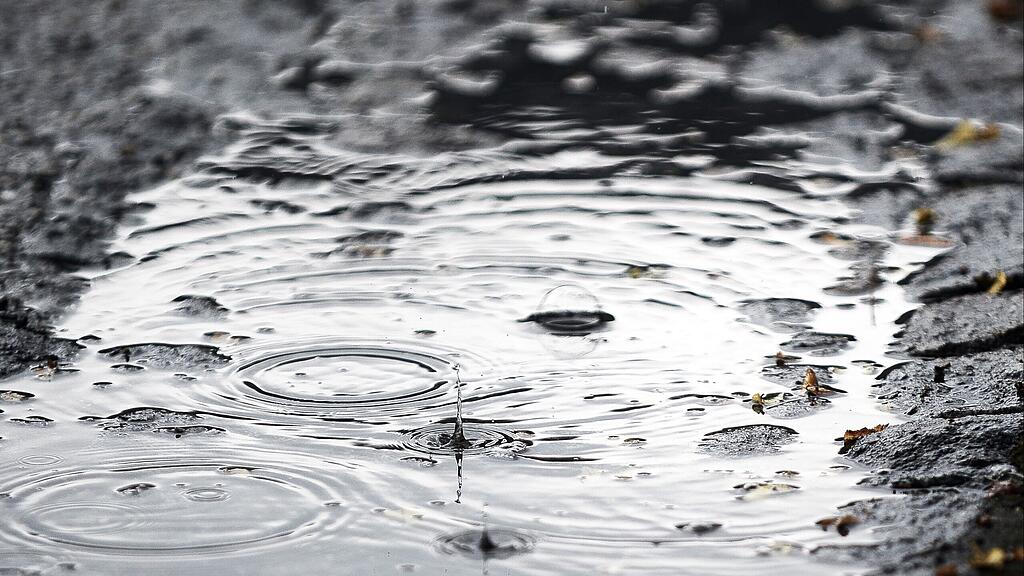 Unwetter beherrschten das Wochenende, viel Regen war die Folge.