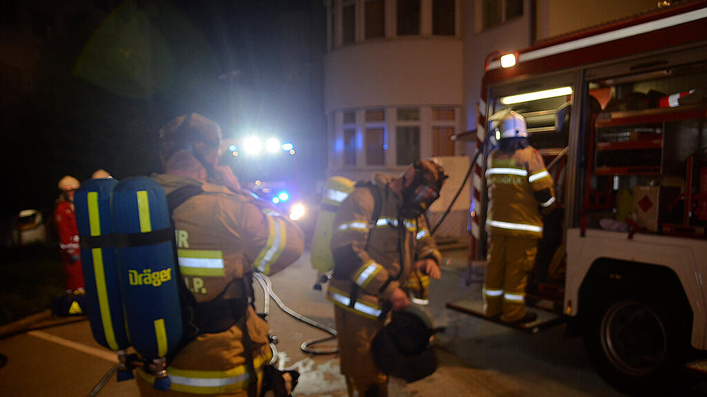 Feuerwehreinsatz Krankenhaus Schwarzach
