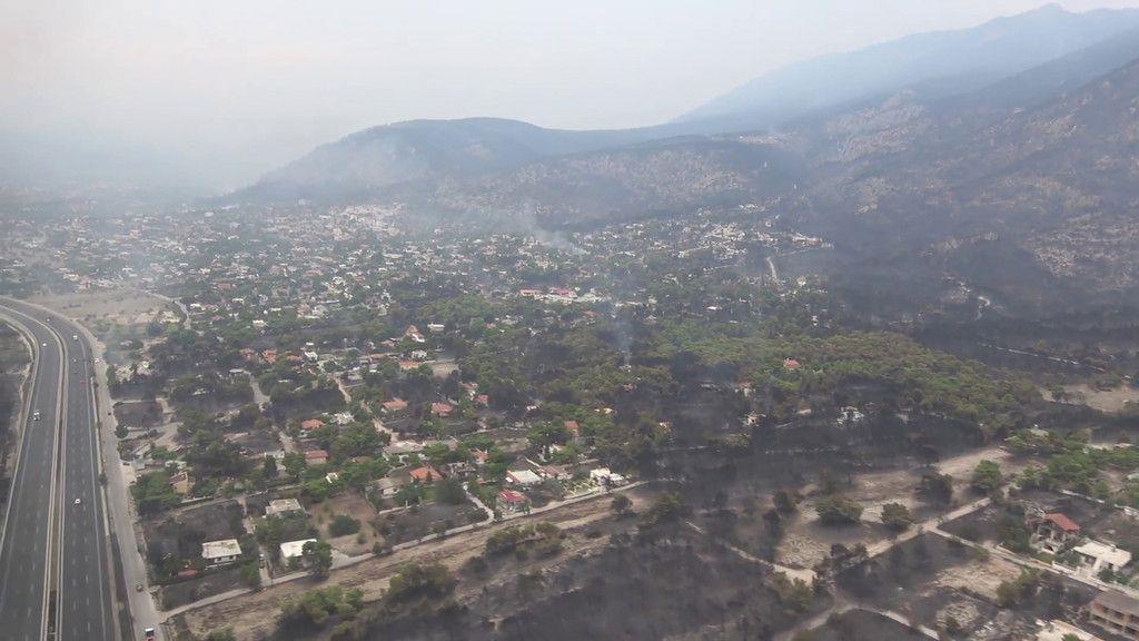 Waldbrand in Athen: Tag 2