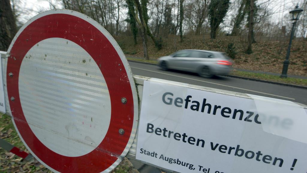 Massenevakuierung in Augsburg: Erste Bilder