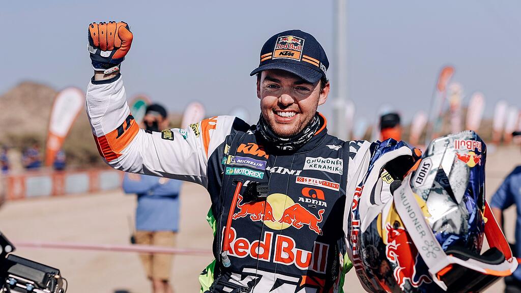 Matthias Walkner Rallye Dakar Jubel