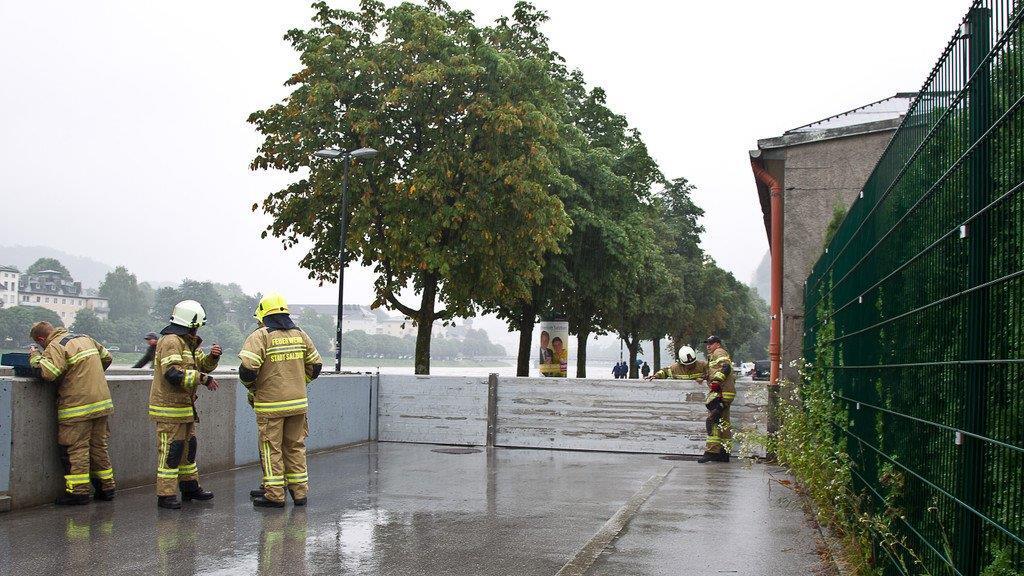 Hochwasserschutz in Salzburg/Innenstadt