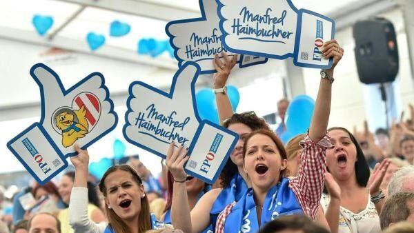 Gute Stimmung beim Wahlkampfauftakt der FPÖ