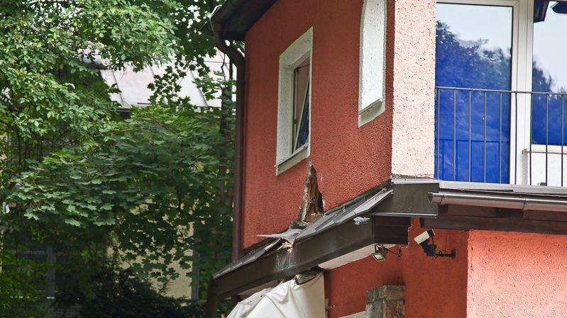 Felssturz in Fürbergstraße