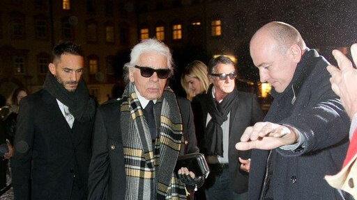 Promi-Auflauf für Lagerfeld in Salzburg
