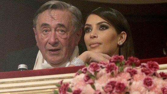 Kim Kardashian mit Richard Lugner am Opernball 2014